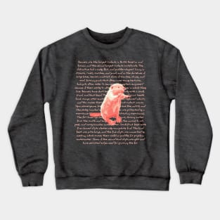 Peachy Beaver Info Crewneck Sweatshirt